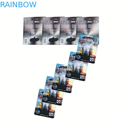 Упаковывая коробка на НОСОРОГ 7 капсулы увеличения естественных больших таблеток размера травяной мужской