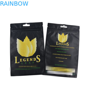 Глубокая печать, влагостойкий, пригодный для вторичной переработки, упаковочный мешок для травяных благовоний, устойчивый к запаху мешок на молнии