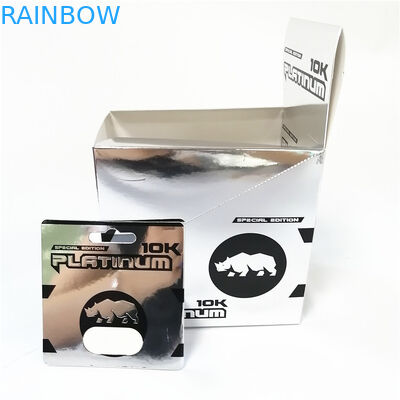 Покажите коробку карты Poseidon представления изготовленных на заказ усиливающих агентов карт бумаги печати мужских сексуальную