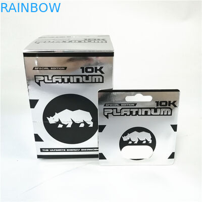 Розовая карта коробки бумаги Pussycat выбивая горячие штемпелюя карты коробок дисплея чувственного волдыря повышения упаковывая