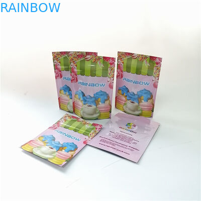 алюминиевая фольга цветка 3.5oz стоит вверх по мешку сумок порошка Matcha десерта mylar сумки молнии цифровому печатая упаковывая