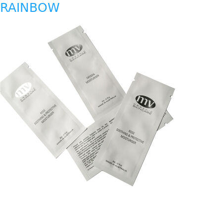 Белый напечатанный логотип сумок skincare косметический упаковывая подгонял жидкостные саше увлажнителя