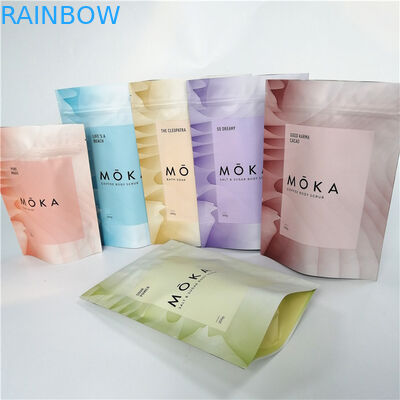 Стойте вверх сумки кофейного зерна мешка фольги земного кофе упаковывая с клапаном