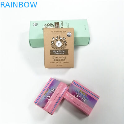 Напечатанные таможней коробки мыла подарочных коробок бумажной коробки упаковывая горячие штемпелюя УЛЬТРАФИОЛЕТОВЫЕ покрытые