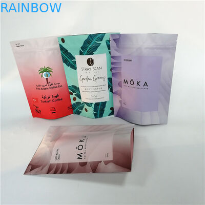Стойте вверх сумки кофе земли доказательства mositure мешка фольги gusset упаковывая с клапаном