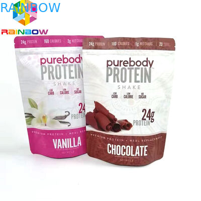 Изготовленные на заказ напечатанные сумки ziplock Doypack упаковывая для порошка стоят вверх сумка хранения еды алюминиевой фольги