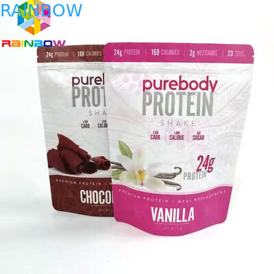 Изготовленные на заказ напечатанные сумки ziplock Doypack упаковывая для порошка стоят вверх сумка хранения еды алюминиевой фольги