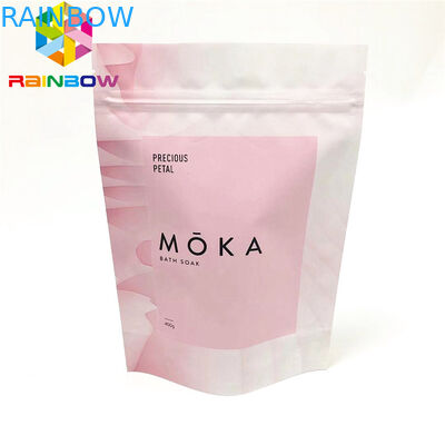 Тело scrub стойка вверх по ziplock мешку многоразовая упаковывая сумка с зазубринами разрыва подгоняла мешки