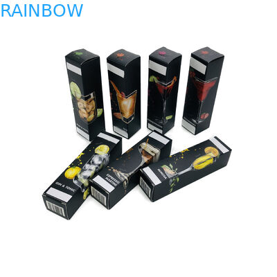 Коробка штейнового финиша облегченная бумажная упаковывая складной цвет коробки CMYK для напитков