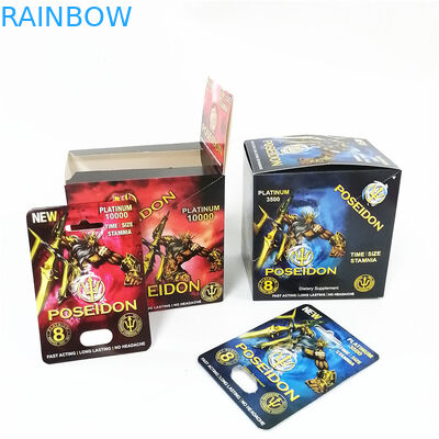 Таблетки секса дополнений людей карты волдыря носорога сексуальные упаковывая мужской контейнер капсулы головы таблетки повышения