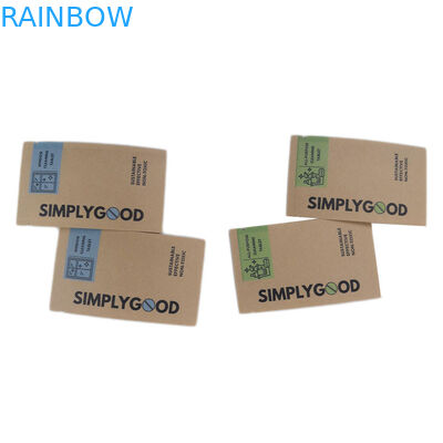 Дружественный к Эко напечатанный красочный дизайн подгонял бумажные мешки Kraft