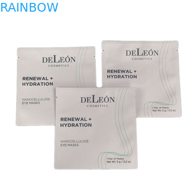 Дизайн белых небольших сумок изготовленный на заказ печатая прокатал мешок фольги косметический упаковывая