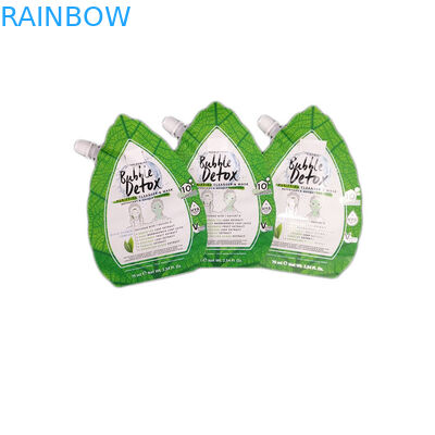 Изготовленный на заказ напечатанный мешок Spout зеленого цвета дизайна незаконный упаковывая с фольгой