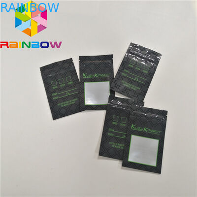 Resealable алюминиевая фольга mylar кладет сумки в мешки пеньки засорителя сумки CBD мешка молнии безопасности доказательства запаха изготовленного на заказ ребенка печати устойчивые