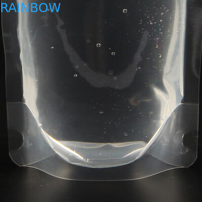 Подгонянная горячая продавая прозрачная стойка жидкости энергии 50ml/250ml вверх по мешку с мешком напитка Spout с упаковкой Spout