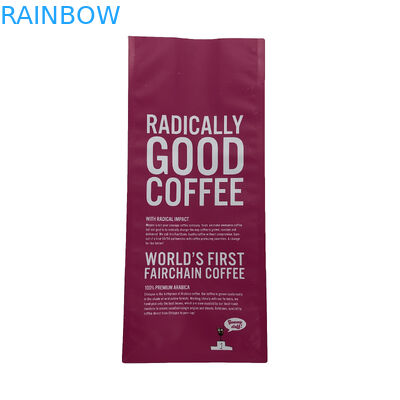 Изготовленный на заказ высокий пинк водоустойчивое цифров Quanlity печатая пластиковую стойку мешка сумки замка застежка-молнии вверх по плоскому дну для чокнутого кофе