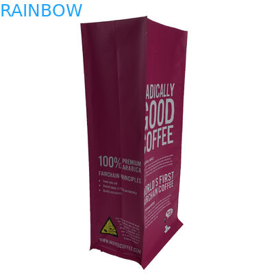 Изготовленный на заказ высокий пинк водоустойчивое цифров Quanlity печатая пластиковую стойку мешка сумки замка застежка-молнии вверх по плоскому дну для чокнутого кофе