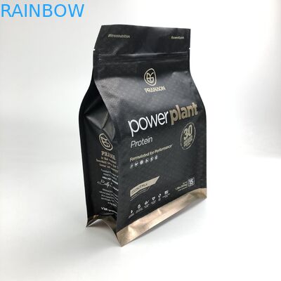 Сумки порошка протеина плоского дна 500g 1kg VMPET CMYK упаковывая