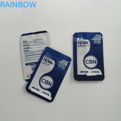 Потеряйте пакетик чая алюминиевой фольги доказательства запаха таблетки здоровья веса упаковывая пустой для образца порошка семени