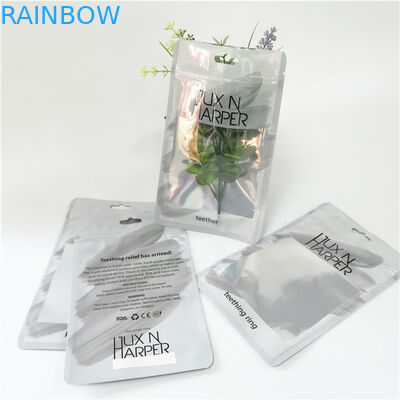 Напечатанные таможней сумки пластикового hologram плоские с молнией для составляют упаковку ручки инструмента