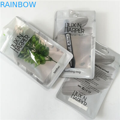 Напечатанные таможней сумки пластикового hologram плоские с молнией для составляют упаковку ручки инструмента