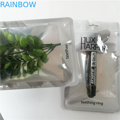 Напечатанные таможней сумки пластикового hologram плоские с молнией для составляют упаковку ручки инструмента