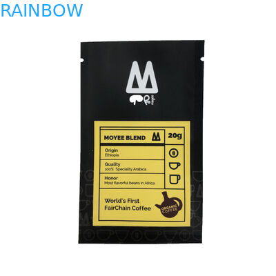 Сумка упаковки еды мешка сумки запечатывания 3 сторон плоская для печатания полиэтиленового пакета кофейного зерна конфеты