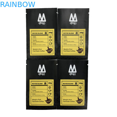 Сумка упаковки еды мешка сумки запечатывания 3 сторон плоская для печатания полиэтиленового пакета кофейного зерна конфеты