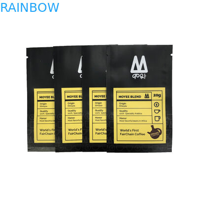 Сумка упаковки еды мешка сумки запечатывания 3 сторон плоская для печатания полиэтиленового пакета кофейного зерна конфеты