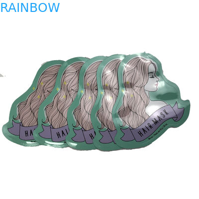 Сумка мешков неправильной формы плоская упаковывая для полиэтиленового пакета печатания цифров маски волос конфеты