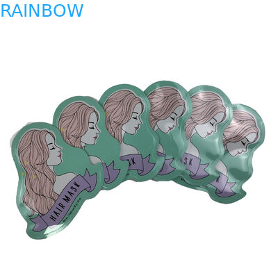 Сумка мешков неправильной формы плоская упаковывая для полиэтиленового пакета печатания цифров маски волос конфеты