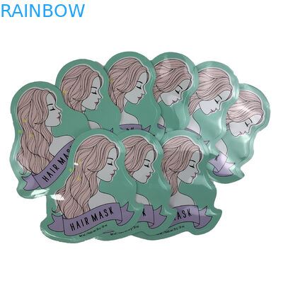 Сумка мешков неправильной формы плоская упаковывая для полиэтиленового пакета печатания цифров маски волос конфеты