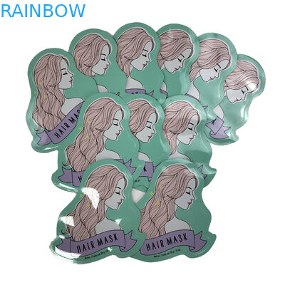 Сумка мешков неправильной формы плоская упаковывая для полиэтиленового пакета печатания цифров маски волос конфеты