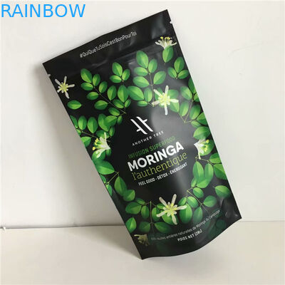 Нестандартная конструкция поставщика Китая печатая Resealable алюминиевую фольгу стоит вверх мешки с молнией для упаковки еды