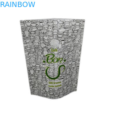 Лоснистая таможня 500g финиша стоит вверх по сумке молнии мешка для упаковки кофе/печенья