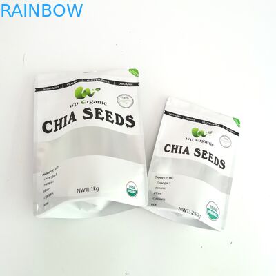 Цифров печатая Chia осеменяет мешок Resealable чая качества еды сумки чая упаковывая Ziplock с ясным окном