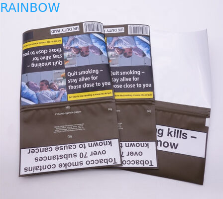 упаковка сумки закуски mircon VMPET завальцовки 120 табака 50g