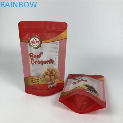 Упаковка говядины мини закуски печенья печатания количества цифровой отрывистая стоит вверх сумка молнии с ясным окном