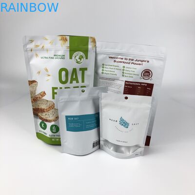 Упаковка говядины мини закуски печенья печатания количества цифровой отрывистая стоит вверх сумка молнии с ясным окном