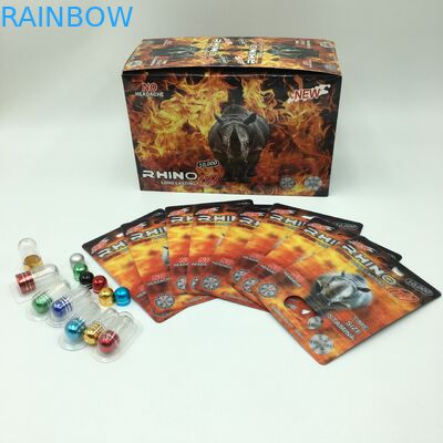 Карта PVC 3D таблетки 60*80cm НОСОРОГА линзовидная с пулями