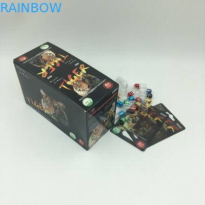 Сексуальная капсула силы упаковывая карты волдыря CMYK 350g 3D