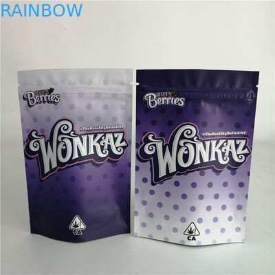 Подгонянный засоритель гайки печенья 3.5g стоит вверх по сумке 7g 18g 24g конфеты мешка молнии пластиковой