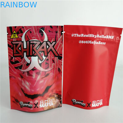 Подгонянный засоритель гайки печенья 3.5g стоит вверх по сумке 7g 18g 24g конфеты мешка молнии пластиковой