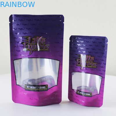 Gravure печатая сумки Mylar конопли CBD Ziplock с Windows