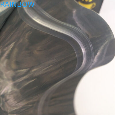 Resealable бумажные мешки Kraft цвета молнии 250G 500G 80gsm PMS