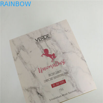 саше образца Skincare мешка сливк глаза сумки маски волос 5ml 30ml упаковывая мини с бумажной коробкой дисплея