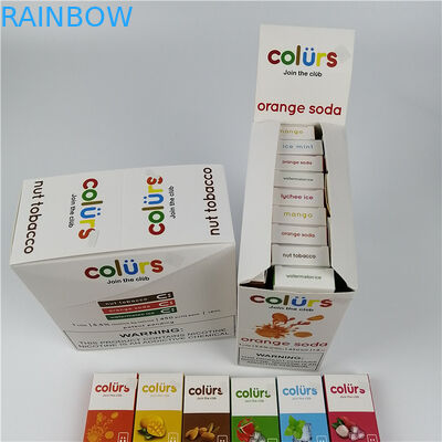 Vape пишет волдыри карты бумаги Hologram Cmyk кладет горячий штемпелевать в коробку