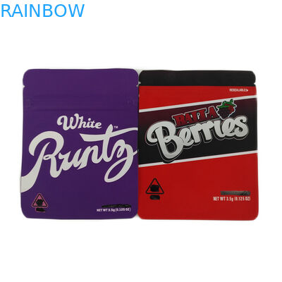 Изготовленная на заказ напечатанная конопля молнии упаковывая recyclable печенья упаковывая сумку семени конопли сумки/доказательства запаха упаковывая