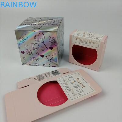 Слоение Matt бумажной коробки ясного цвета Pantone окна голографическое