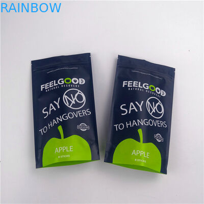 Легкая закуска Mylar 110mic застегивает на молнию стоя логотип подгонянный мешками